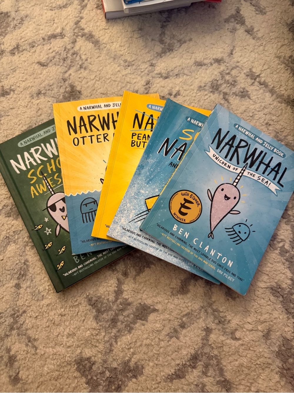 Narwhal and Jelly Books - 1-4 and 6